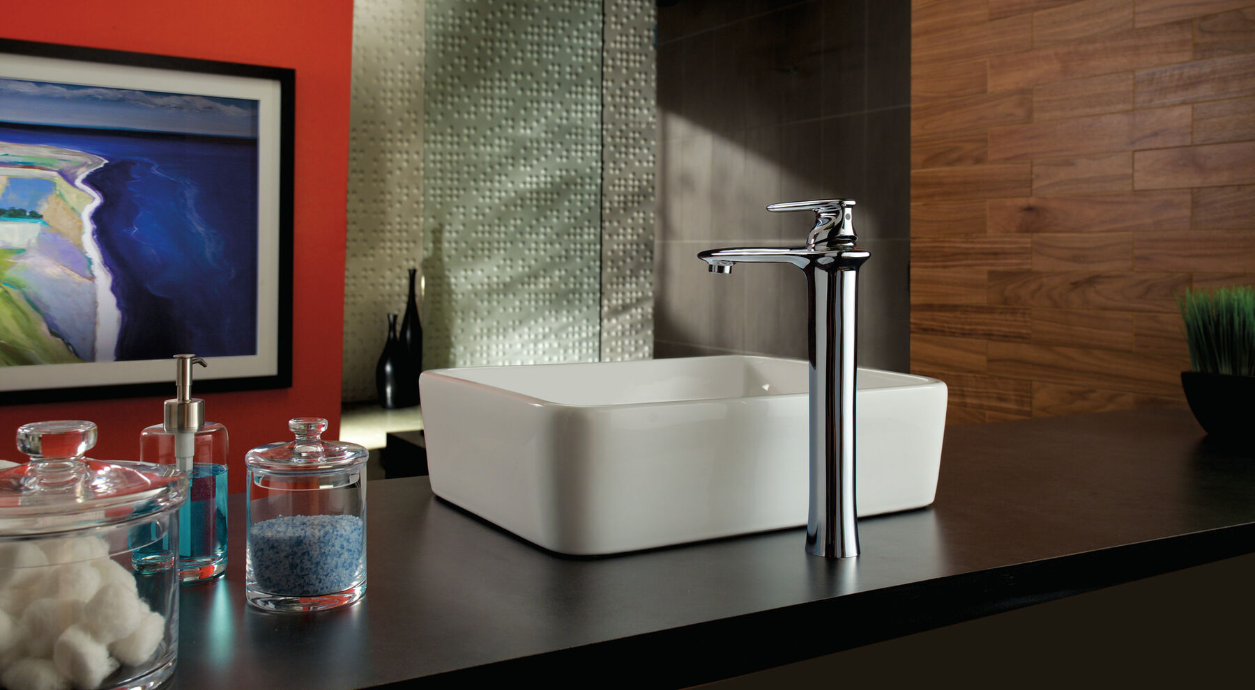 High-Rise Bathroom Faucet