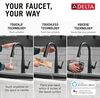 VoiceIQ&reg; Single Handle Pull-Down Faucet with Touch<sub>2</sub>O&reg; Technology