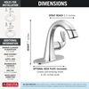 Single Handle Pull-Down Bathroom Faucet