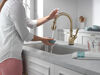 VoiceIQ&reg; Single Handle Pull-Down Faucet with Touch2O Technology and Soap Dispenser
