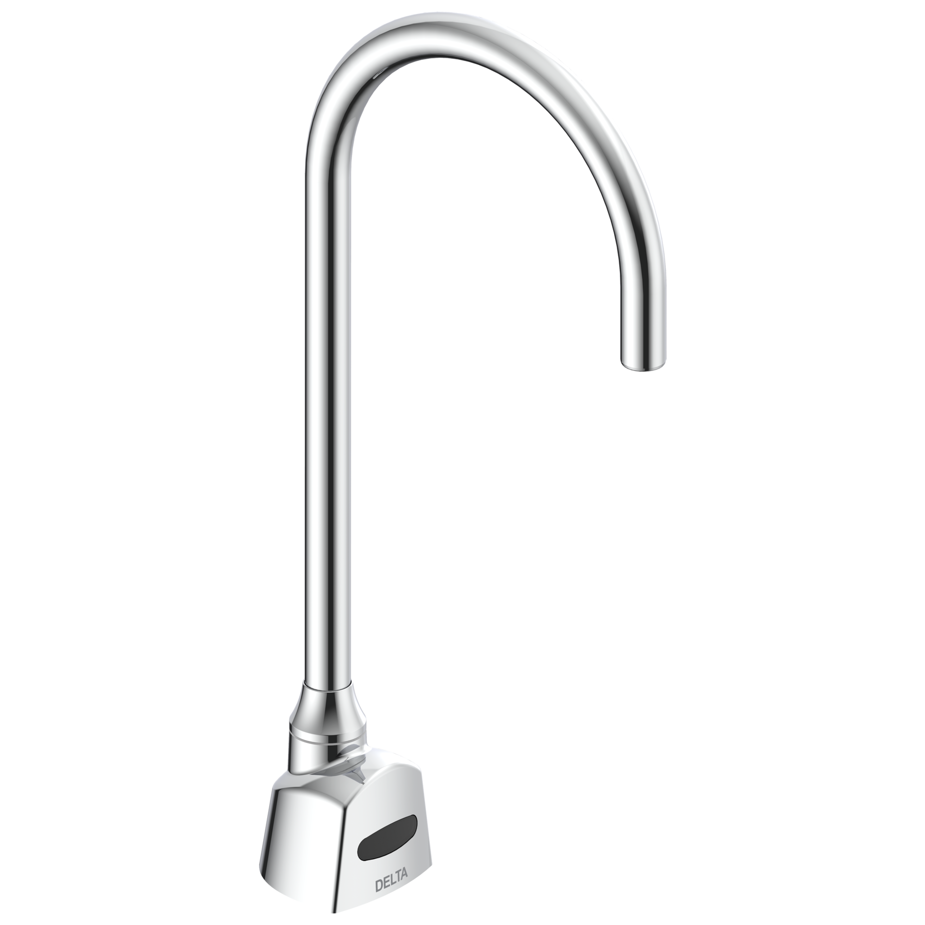Single Hole Battery Operated Electronic Basin Faucet with Gooseneck Spout