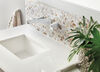 Two Handle Wall Mount Bathroom Faucet Trim