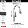 Touch<sub>2</sub>O&reg; Technology Kitchen Faucet with Touchless Technology