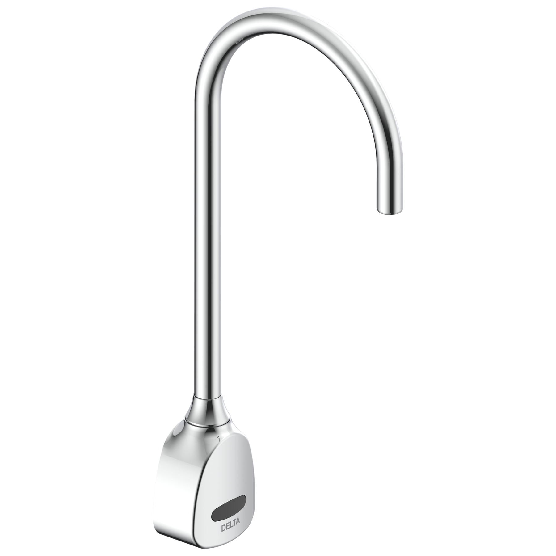 Wallmount Electronic SE Gooseneck Faucet, Battery, 1.5gpm