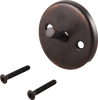 Overflow Plate & Screws - Trip Lever