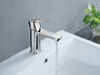 Single Handle Bathroom Faucet - Less Pop-Up