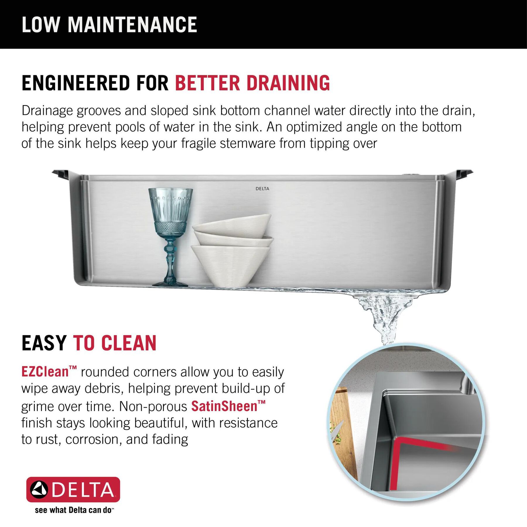 30&rdquo; Stainless Steel Workstation Kitchen Sink Drop-In Undermount Single Bowl with WorkFlow&trade; Ledge and Accessories