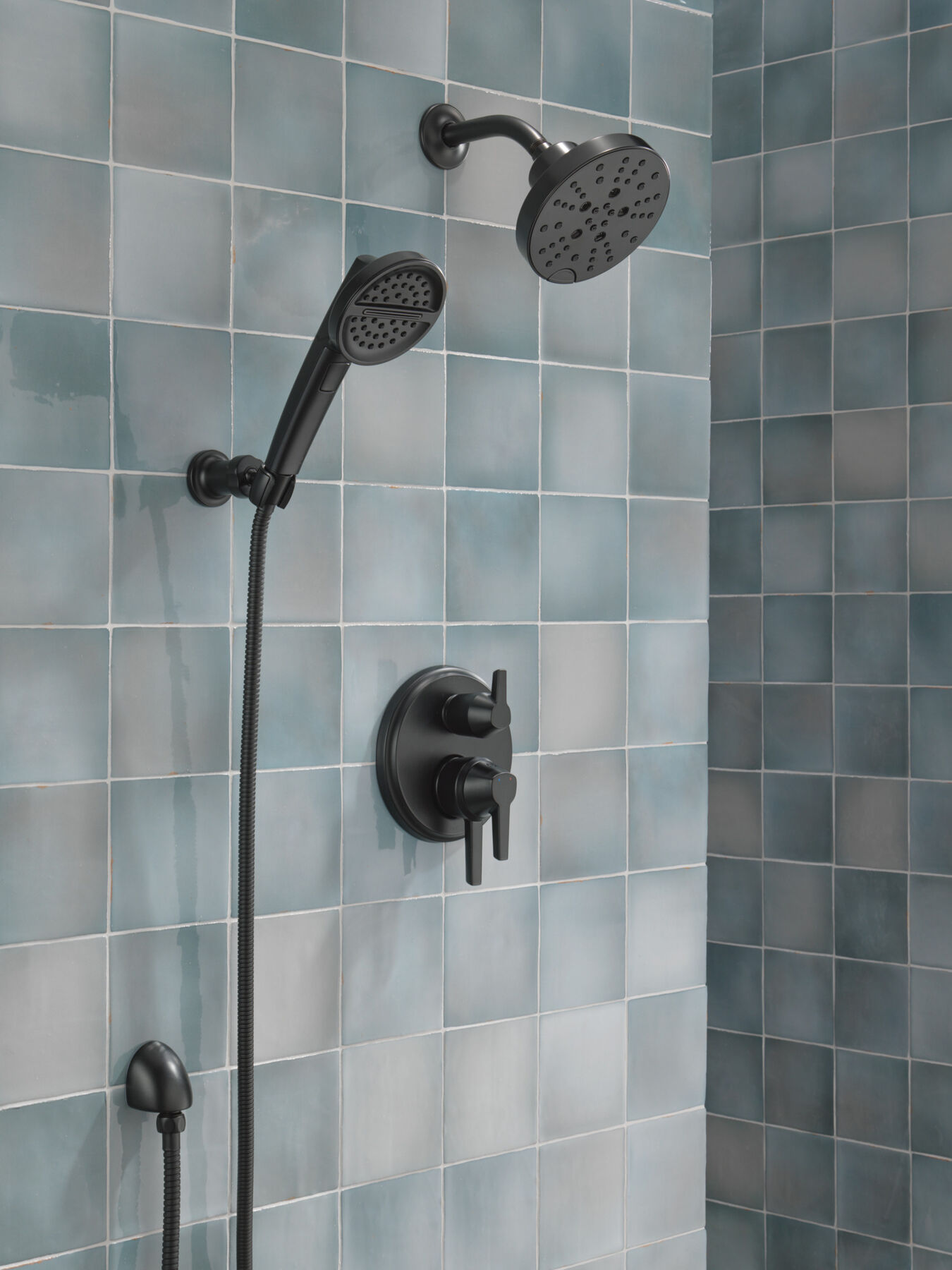 H2Okinetic&reg; 5-Setting Contemporary Raincan Shower Head
