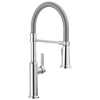 Single Handle Pull-Down Kitchen Faucet With Spring Spout