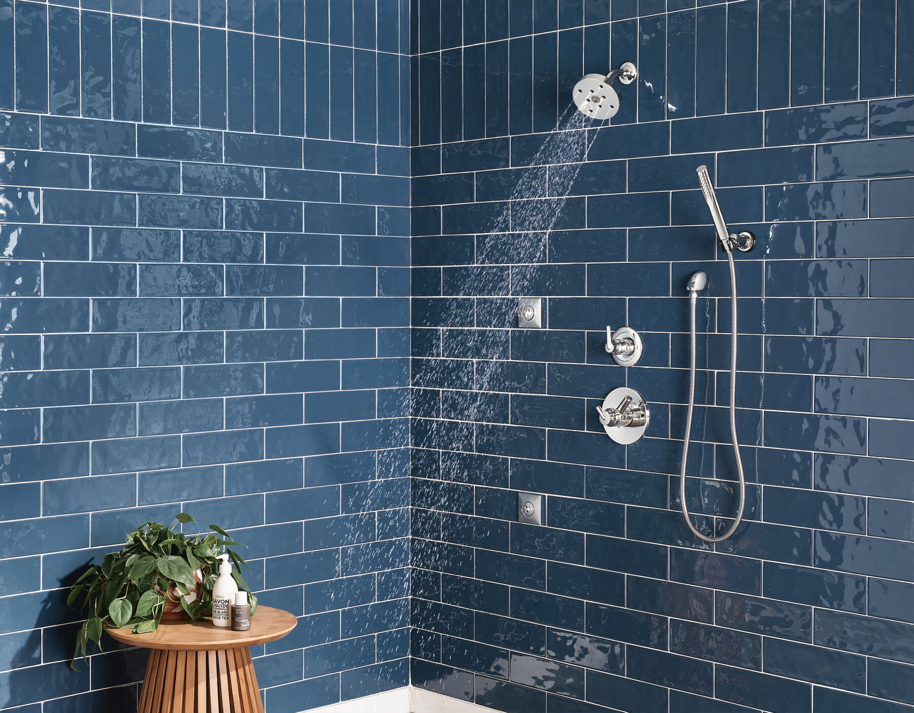 Premium Single-Setting Adjustable Wall Mount Hand Shower