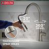 Single Handle Pull-Down Kitchen Faucet with ShieldSpray Technology