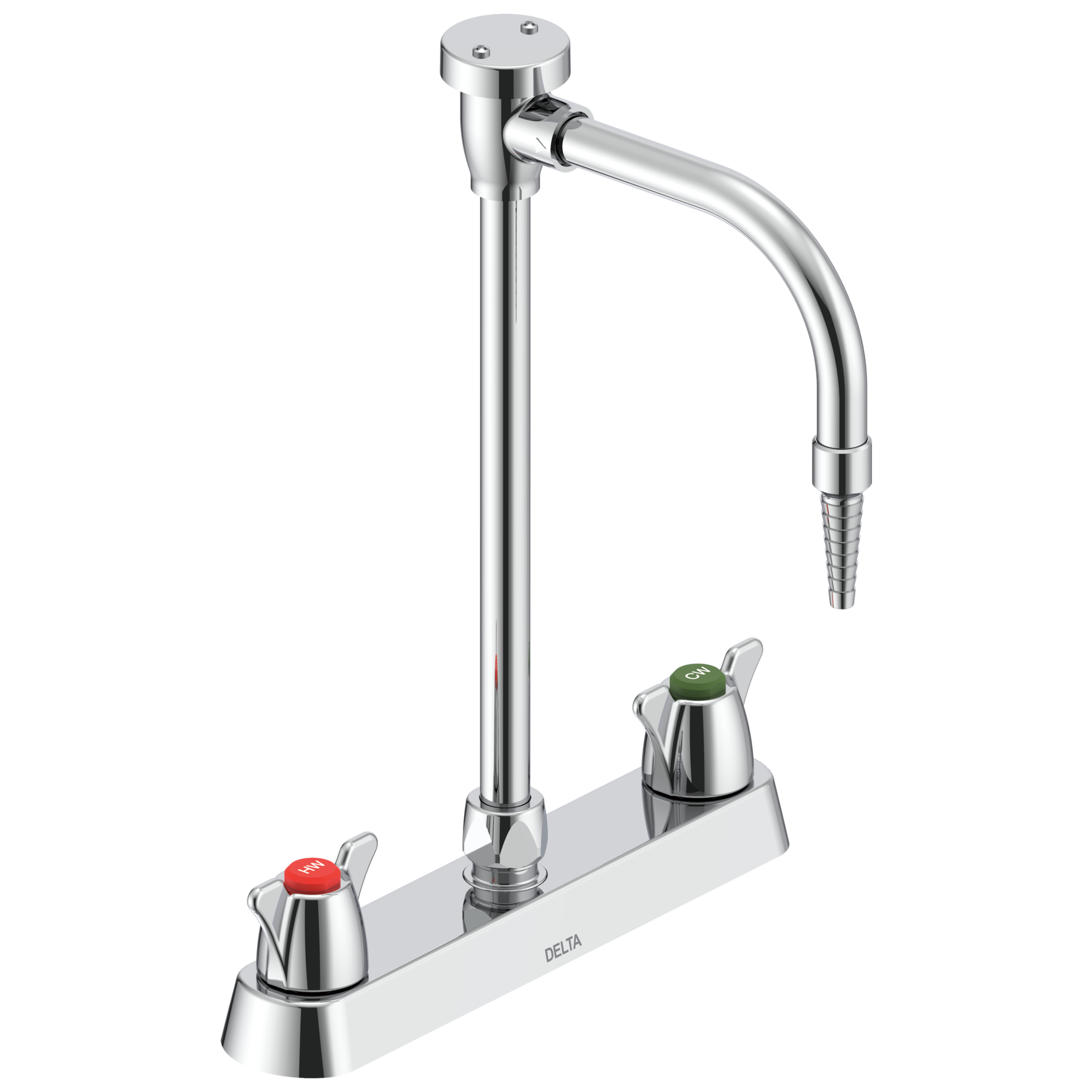 Two Handle 8" Deck Mount Laboratory Mixing Faucet