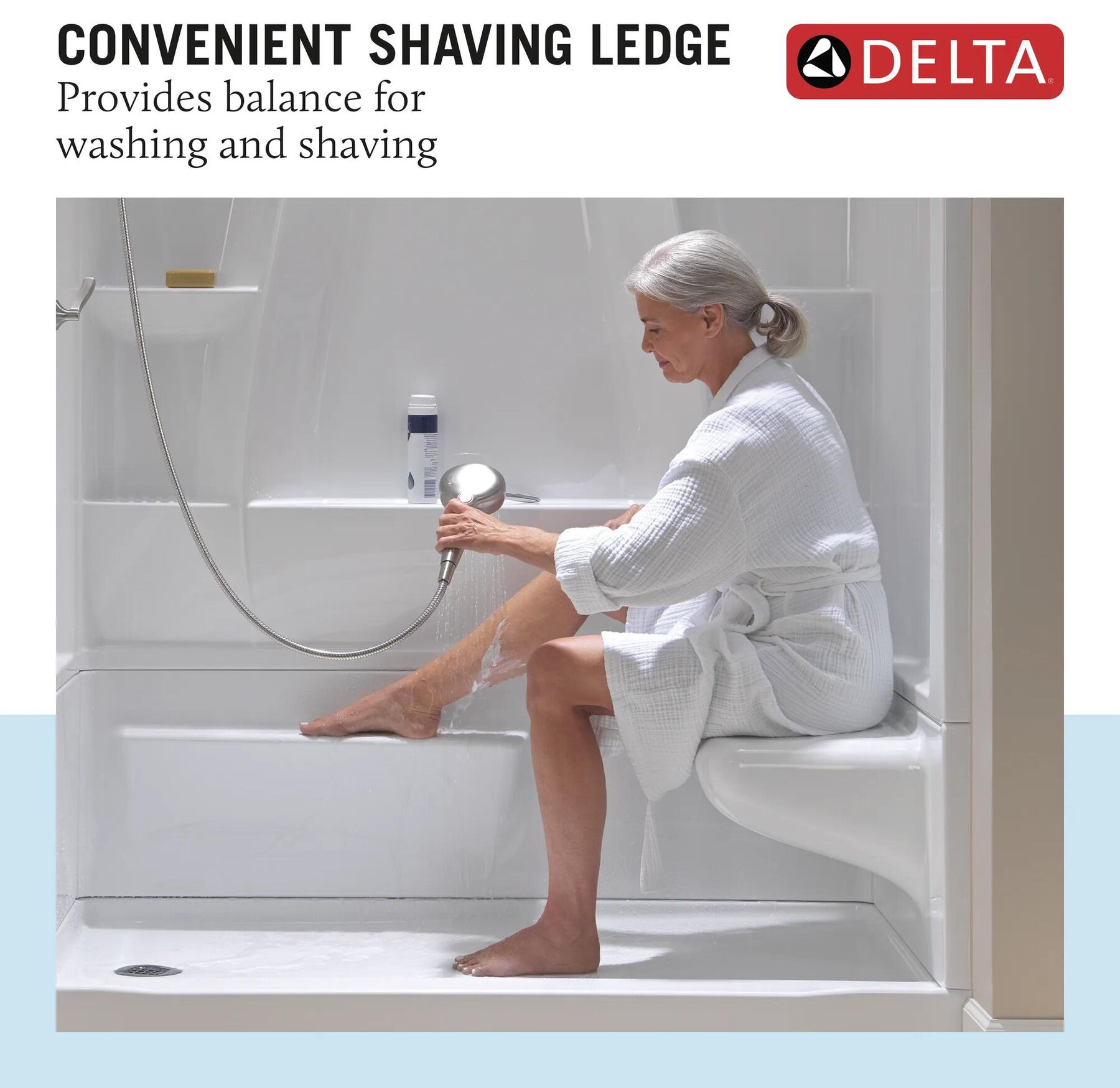 Procrylic Seated Shower Kit 60"x32" Right Drain