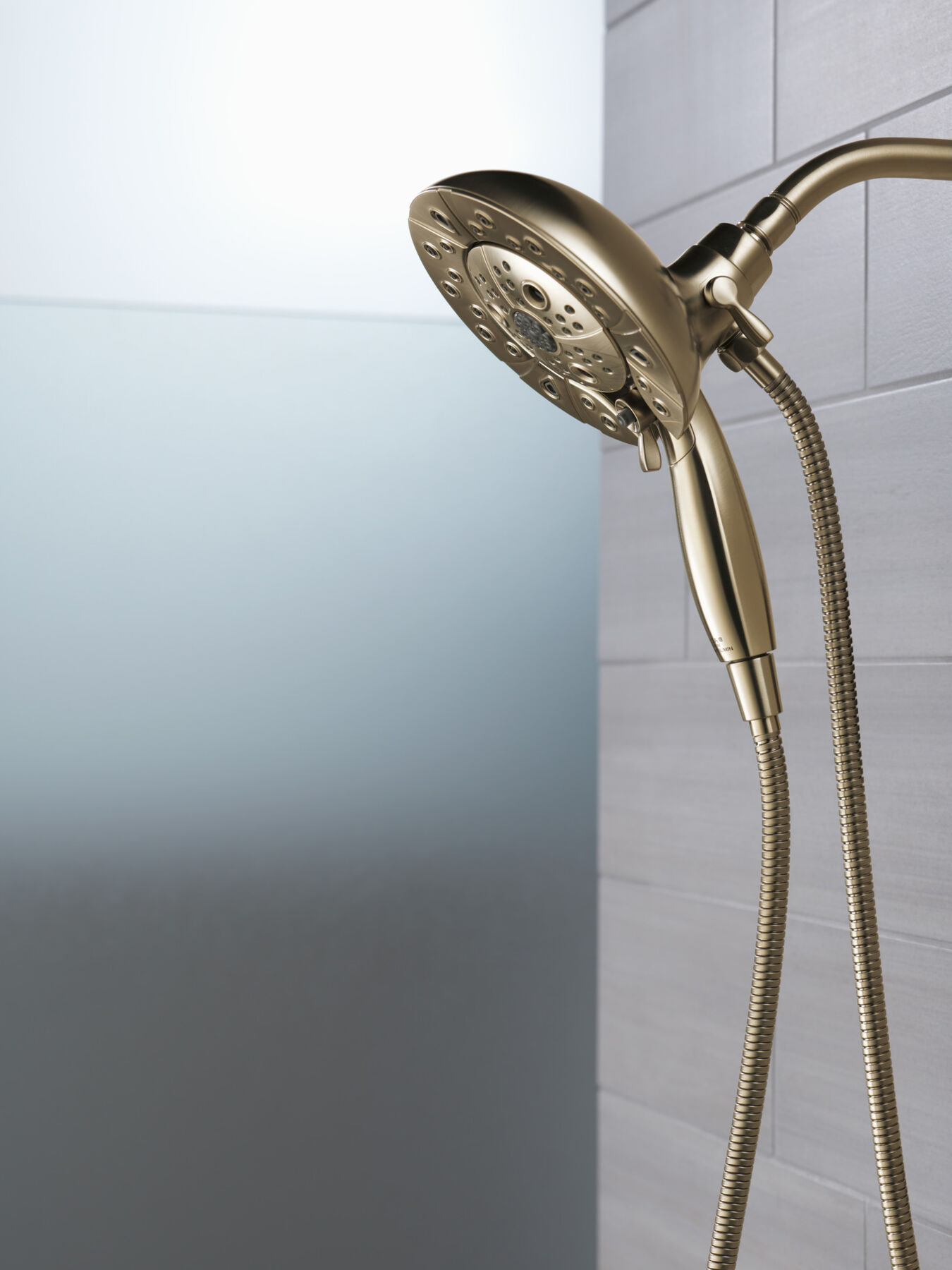 H<sub>2</sub>Okinetic&reg; In2ition&reg; 5-Setting Two-in-One Shower