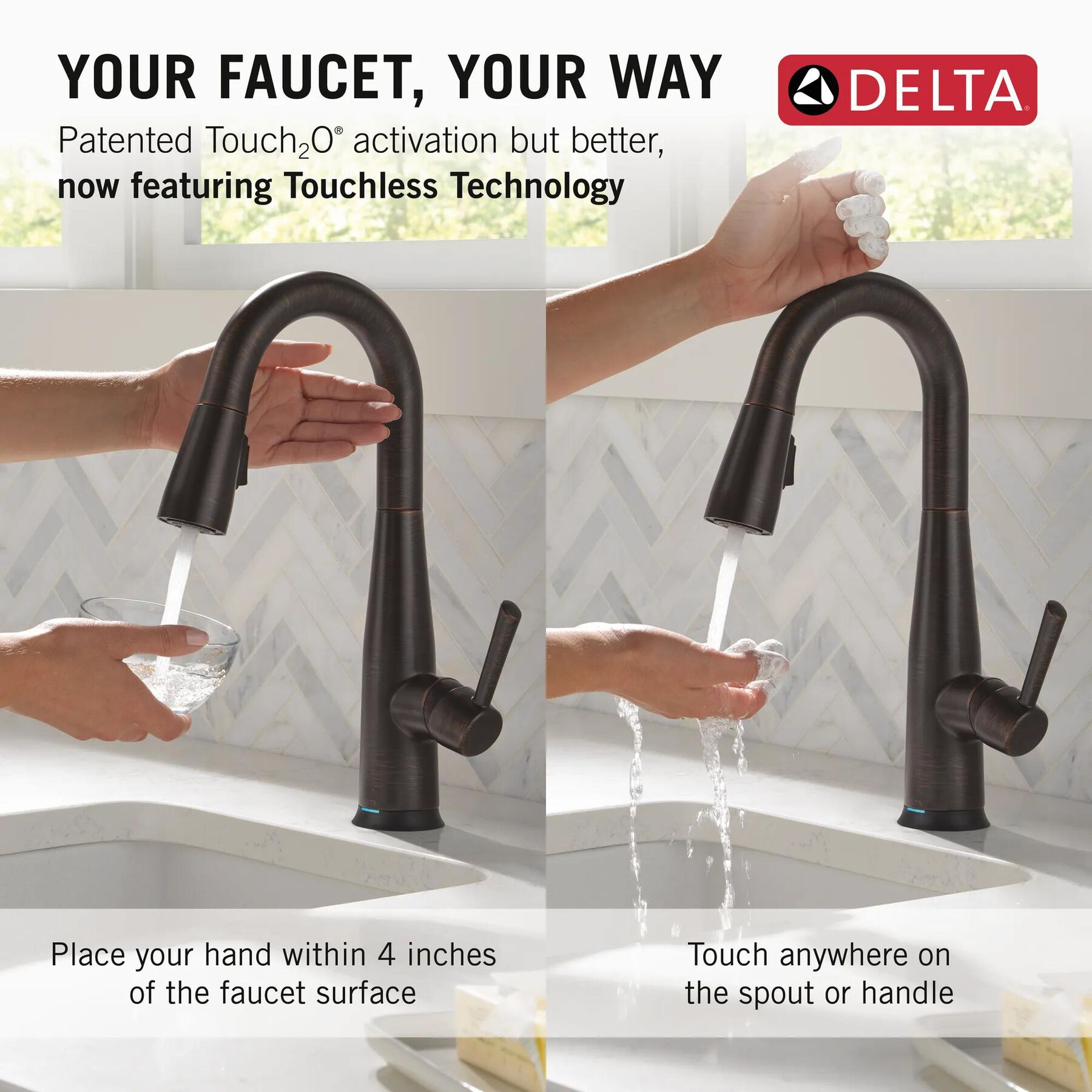 Touch2O&reg; Bar / Prep Faucet with Touchless Technology