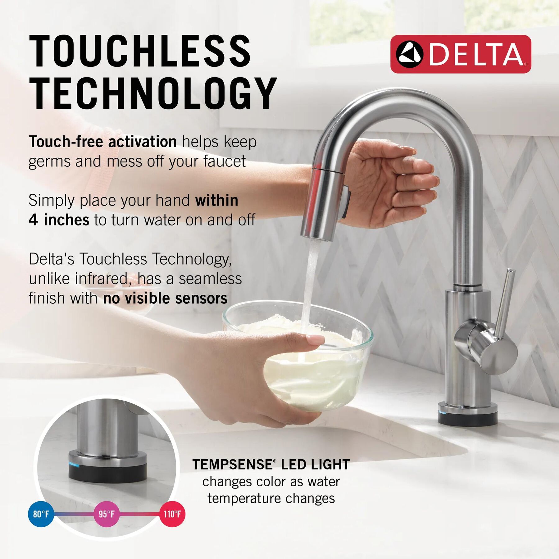 Touch2O&reg; Bar / Prep Faucet with Touchless Technology