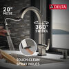Single Handle Pull Down Kitchen Faucet with Touch2O Technology