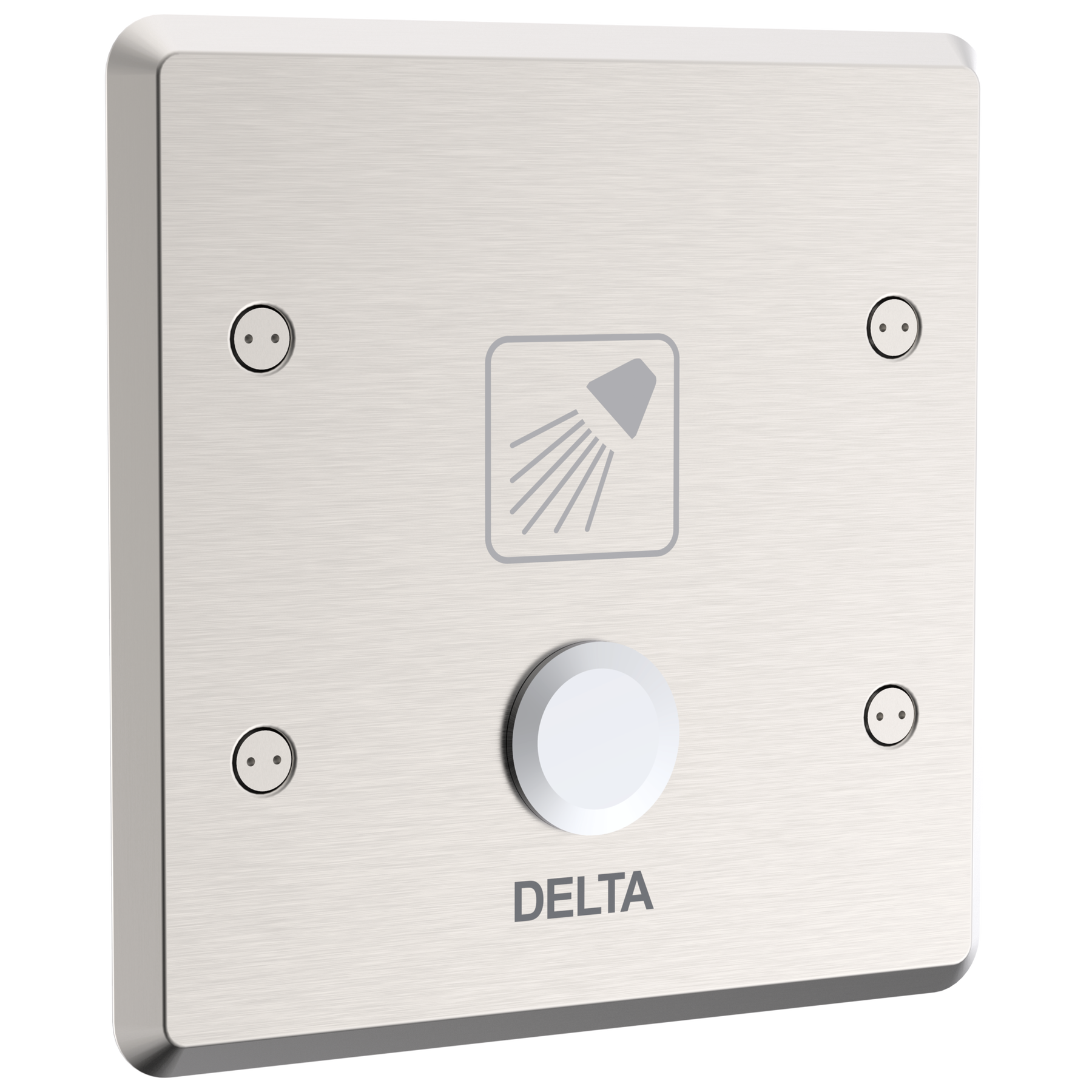 Electronic Shower Trim with Push Button Activator- Hardwire