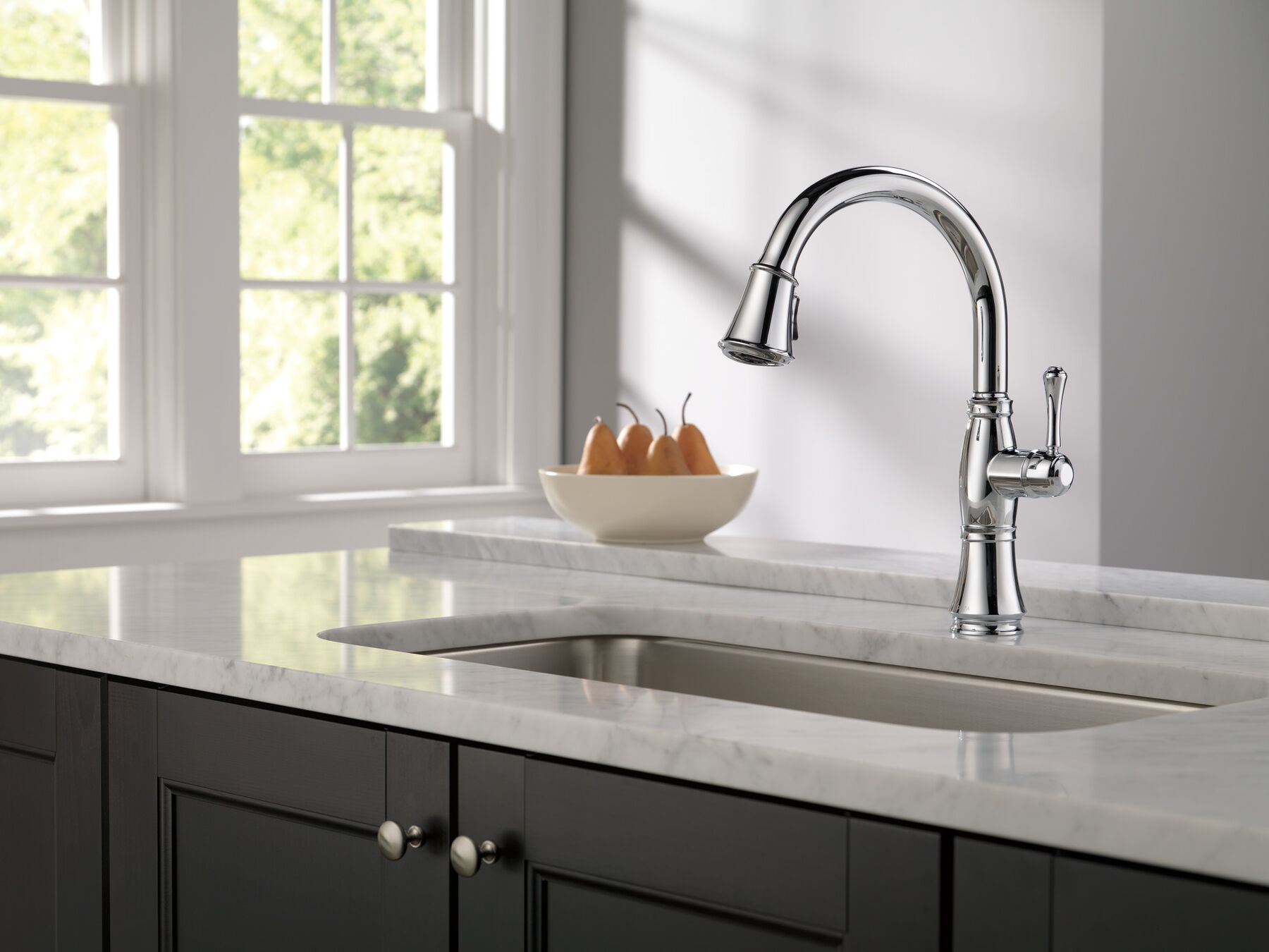 Single Handle Pull-Down Kitchen Faucet with ShieldSpray&reg; Technology