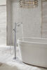 Freestanding Tub with Integrated Waste and Overflow