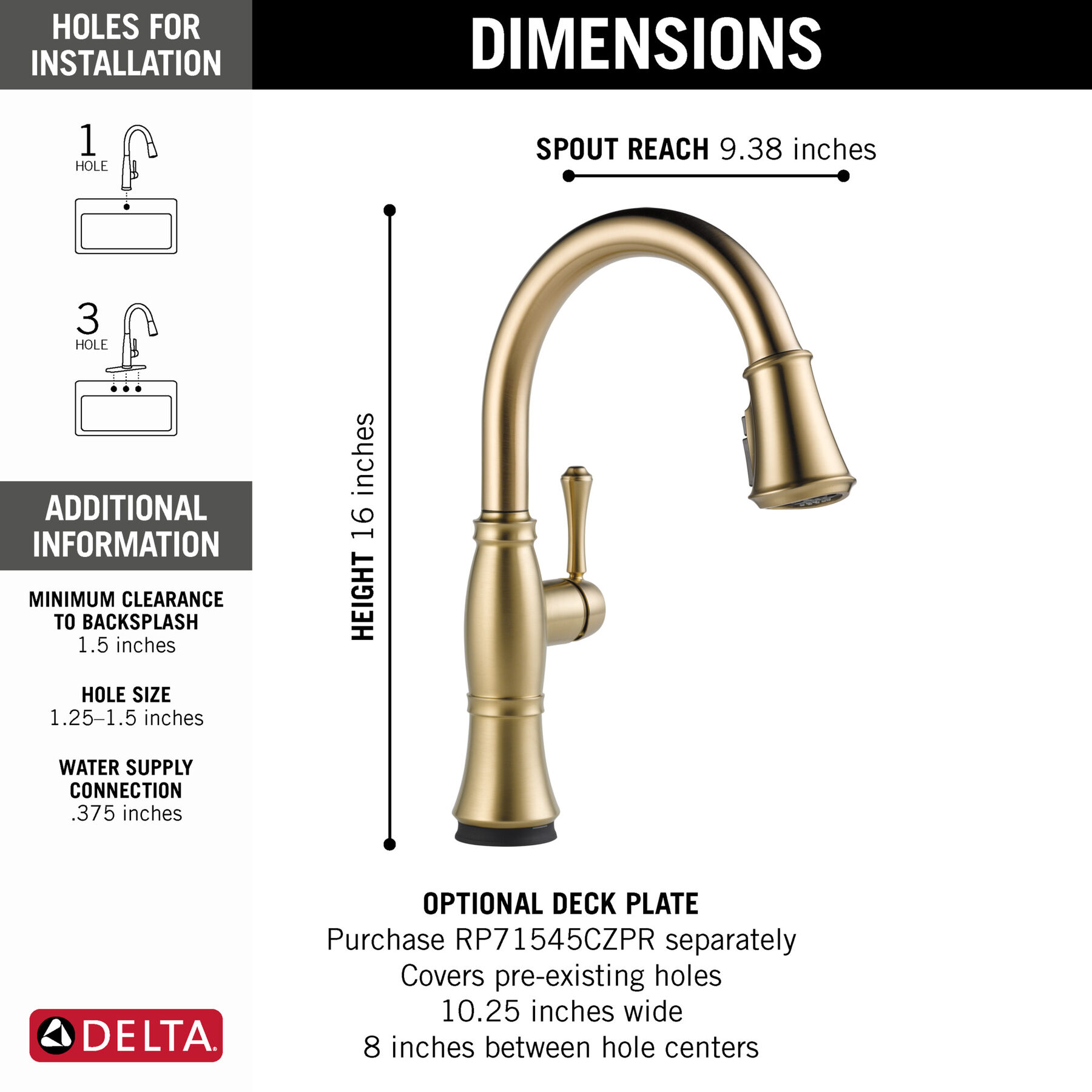 Single Handle Pull-Down Kitchen Faucet with Touch<sub>2</sub>O&reg; and ShieldSpray&reg; Technologies