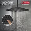 Single-Setting Metal Raincan Shower Head