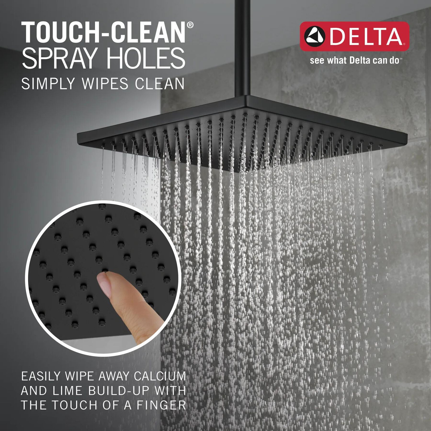 Single-Setting Metal Raincan Shower Head