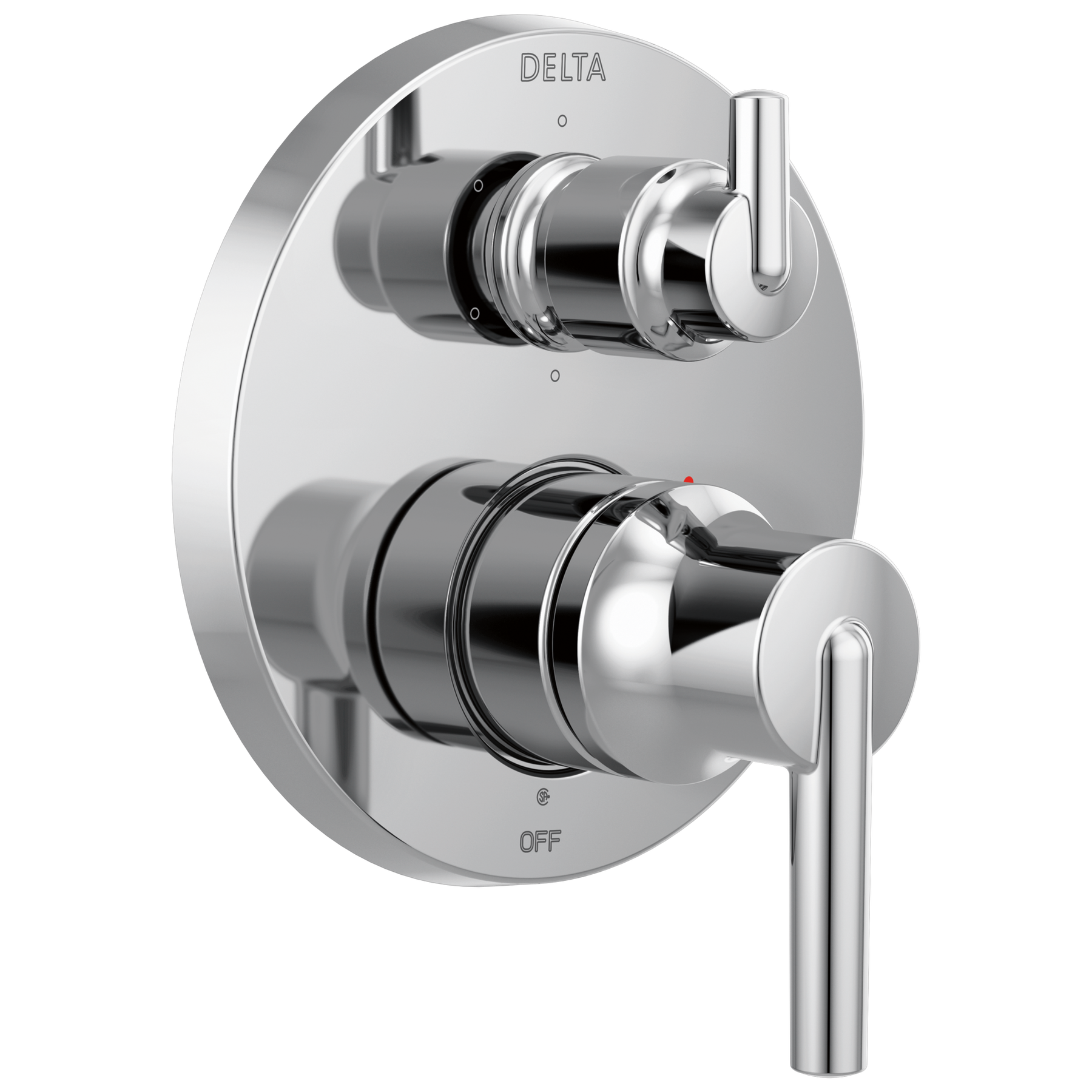 Contemporary Two Handle Monitor&reg; 14 Series Valve Trim with 6-Setting Integrated Diverter