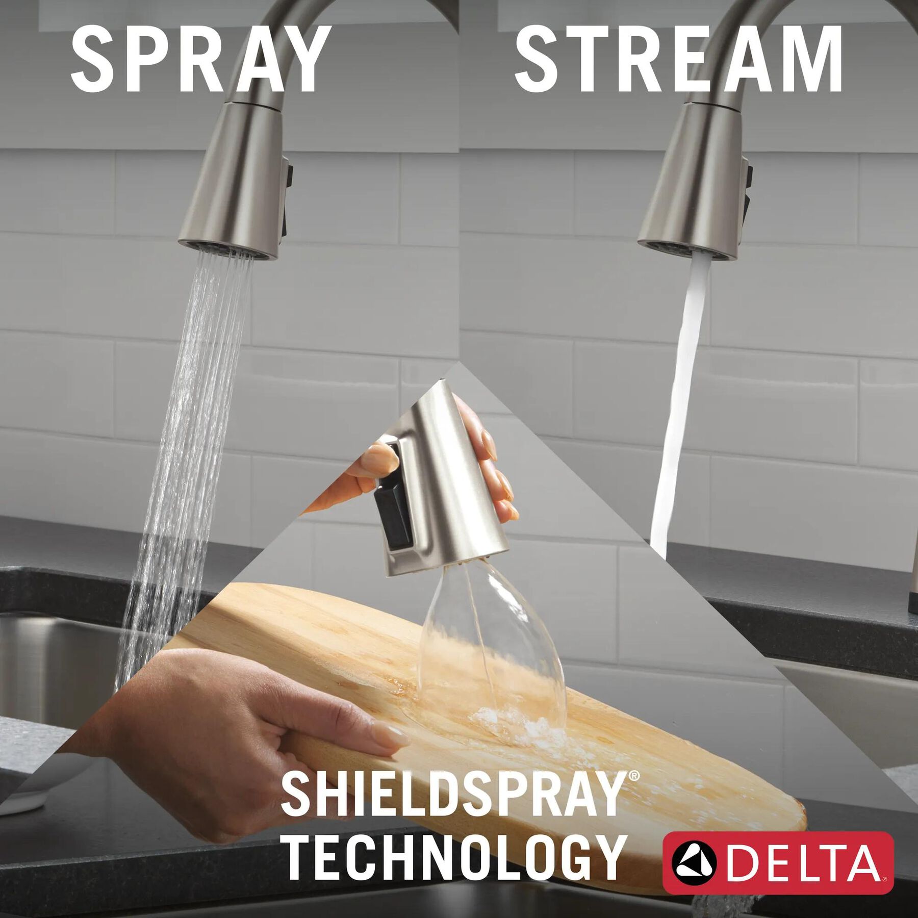 Single-Handle Pull-Down Kitchen Faucet with Touch<sub>2</sub>O&reg; Technology