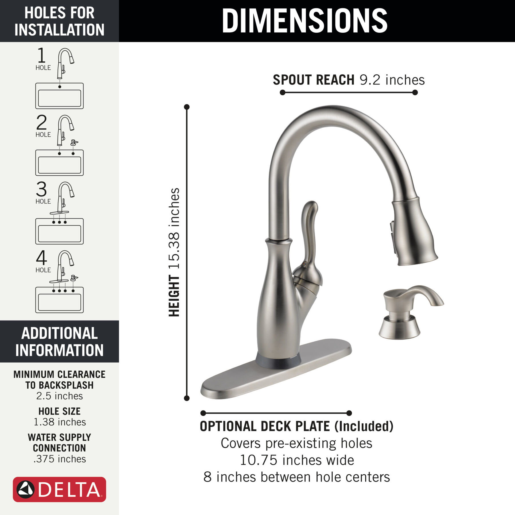 Touch2O&reg; with Touchless&trade; Pull-Down Kitchen 1L with Soap Disp Bundle