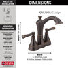 Two Handle Centerset Bathroom Faucet