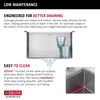 17&rdquo; Workstation Undermount Single Bowl 16 Gauge Stainless Steel&nbsp;Bar Prep Kitchen Sink with&nbsp;WorkFlow&trade; Ledge and Accessories