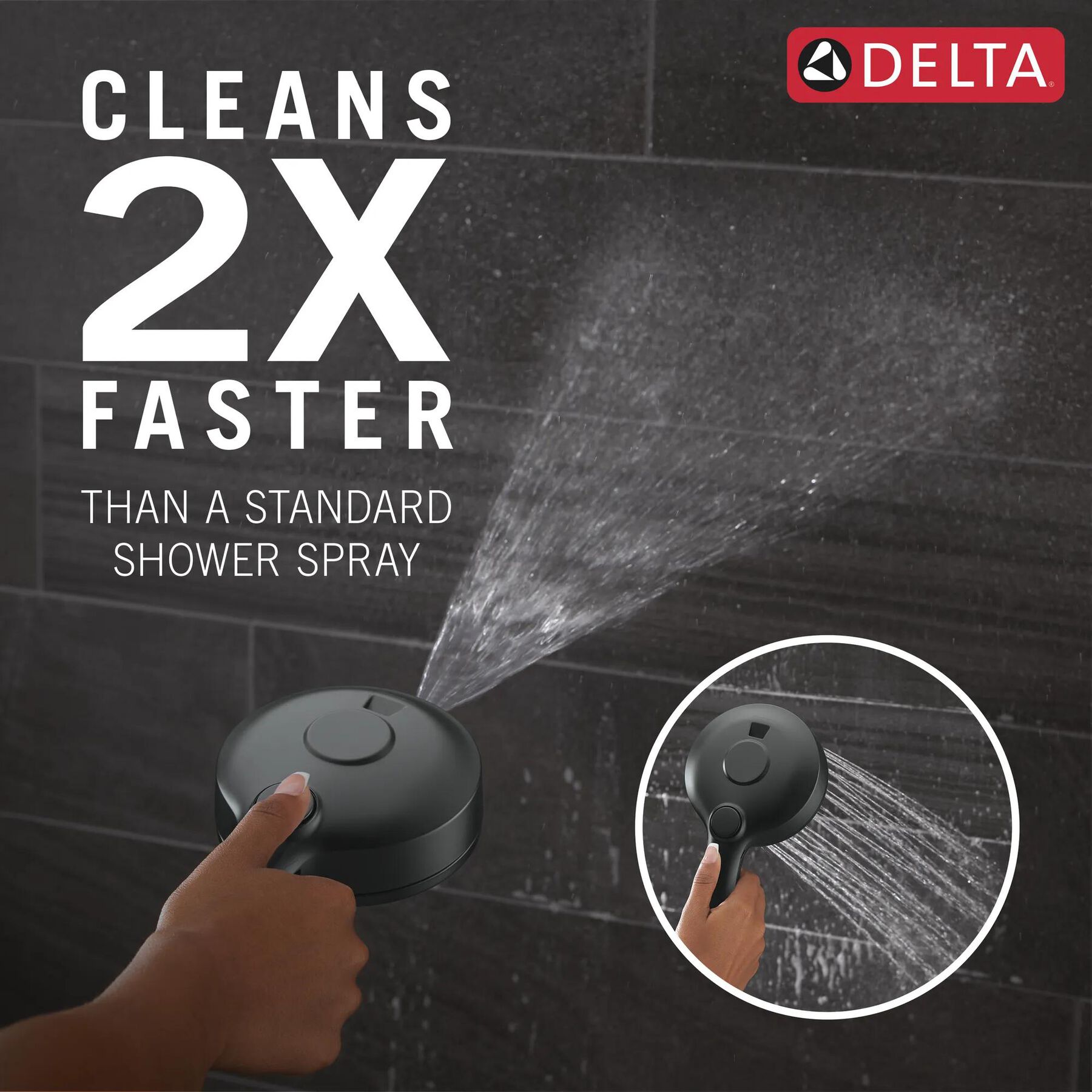 6-Setting HydroRain&reg; with ProClean&trade;