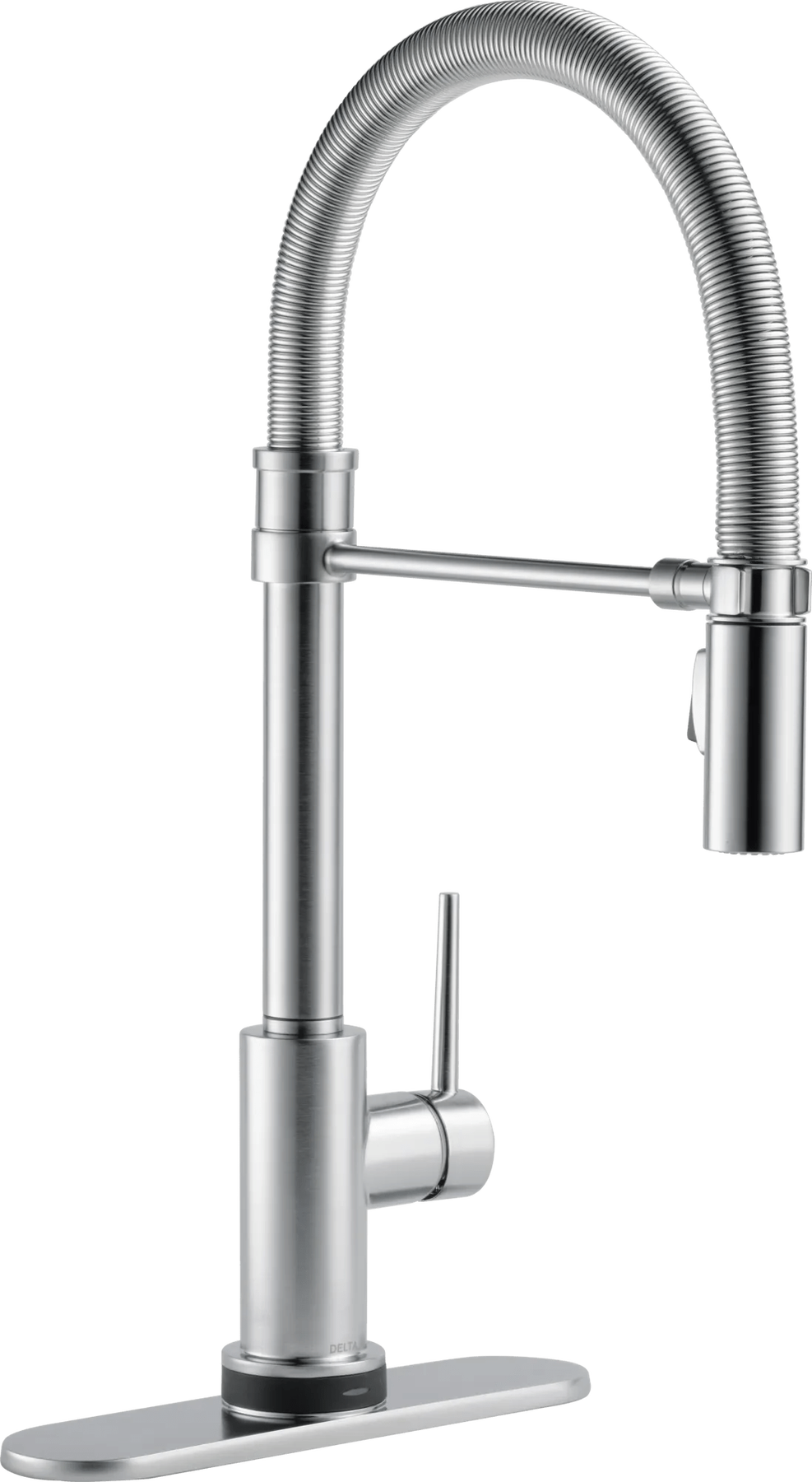Single Handle Pull-down Kitchen Faucet With Spring Spout With Touch2O