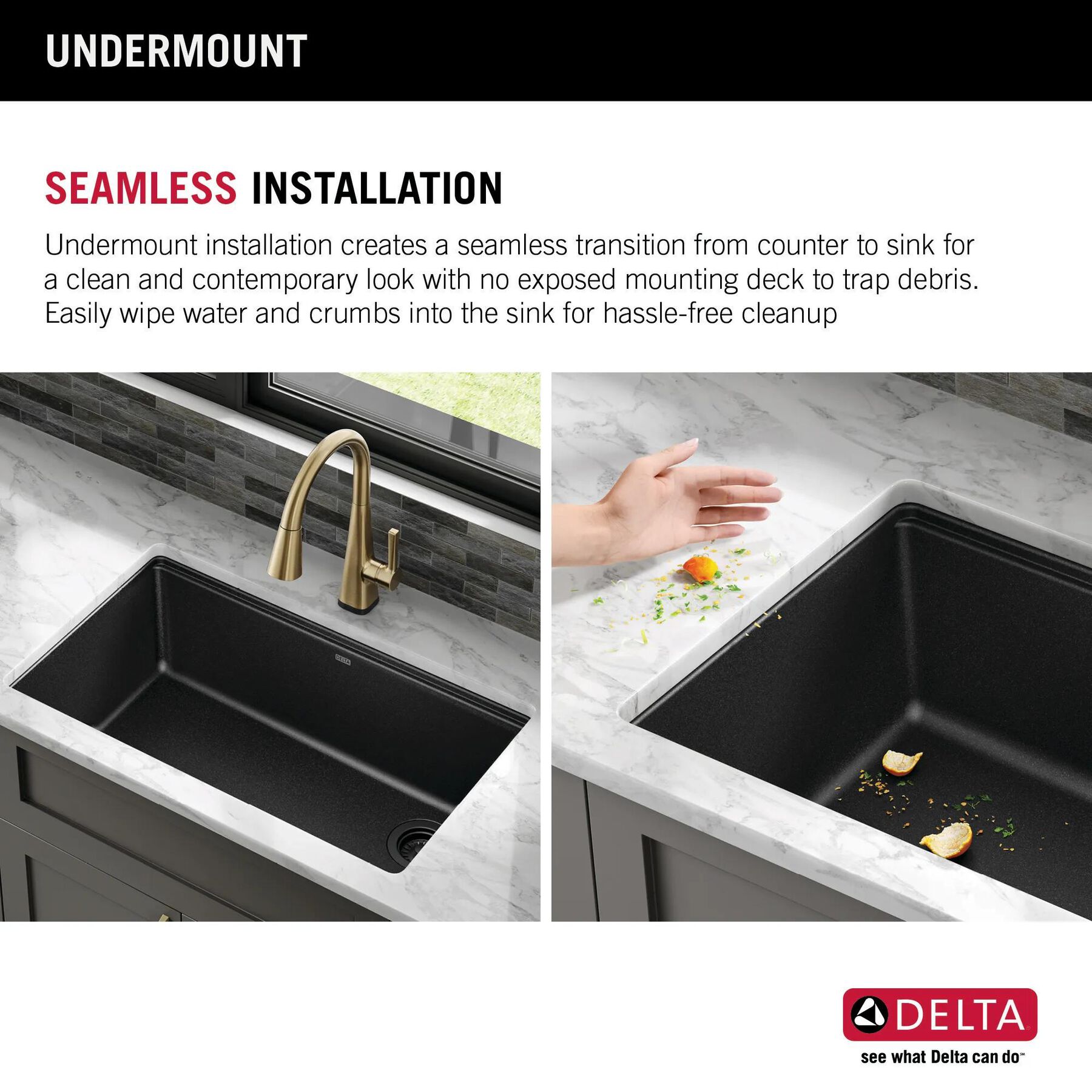 30&rdquo; Granite Composite Workstation Kitchen Sink Undermount Single Bowl with WorkFlow&trade; Ledge and Accessories in Metallic Black
