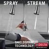 Single Handle Pull-Down Kitchen Faucet with Soap Dispenser and ShieldSpray Technology