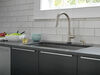 Single Handle Pull-Down Kitchen Faucet with Touch2O&reg; Technology and Soap Dispenser