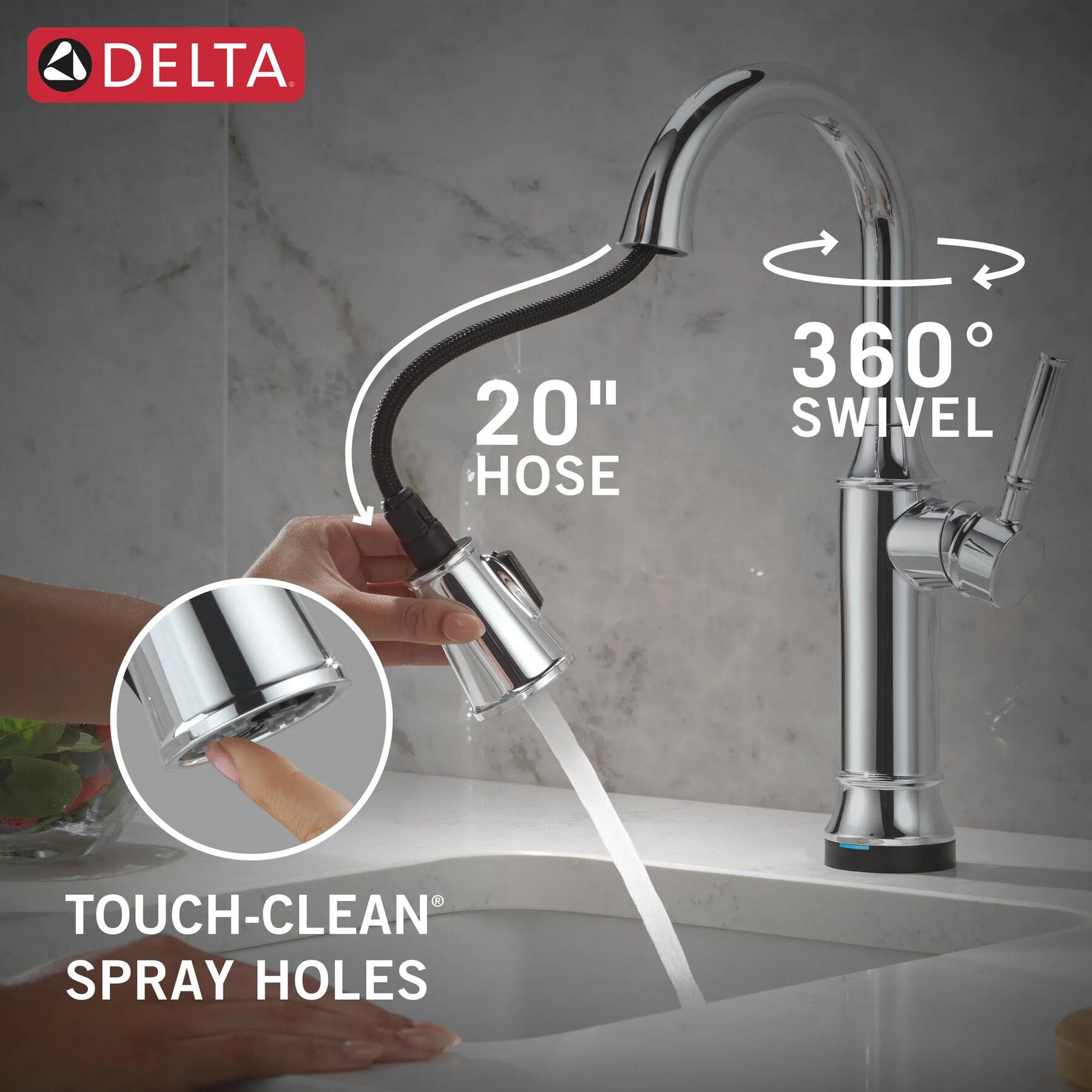Touch2O&reg; Bar / Prep Faucet with Touchless Technology