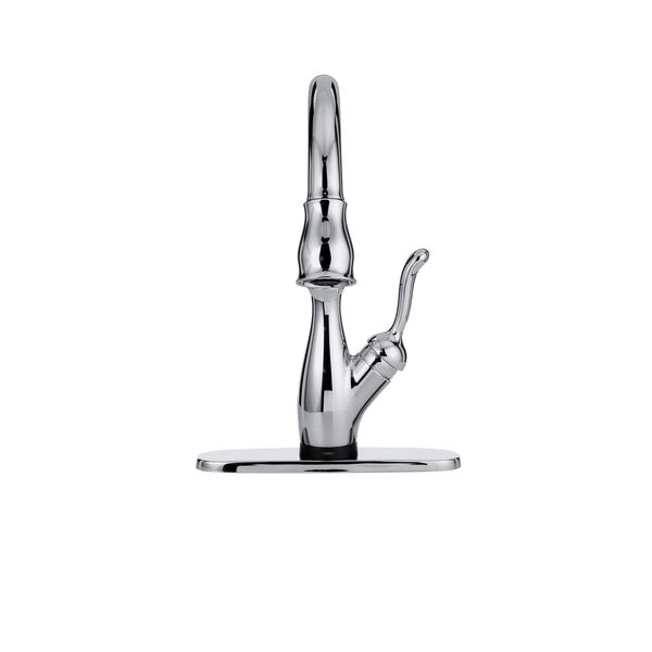 Touch2O with Touchless and VoiceIQ&reg; Technology Single Handle Pull-Down Kitchen Faucet with Soap Dispenser