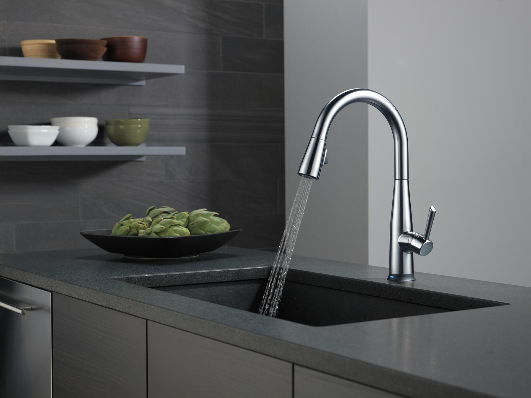 VoiceIQ&reg; Single Handle Pull-Down Faucet with Touch<sub>2</sub>O&reg; Technology