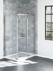 48&rdquo;x34&rdquo; Stainless Corner Panel