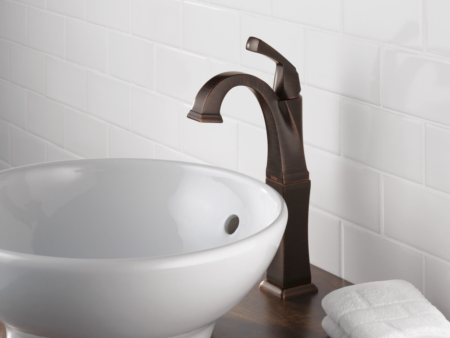 Single Handle Vessel Bathroom Faucet