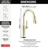 Touch<sub>2</sub>O&reg; Technology Kitchen Faucet with Touchless Technology