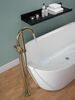 Contemporary Floor Mount Tub Filler Trim