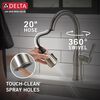 Single Handle Pull-Down Kitchen Faucet with Soap Dispenser and ShieldSpray&reg; Technology
