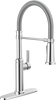 Single Handle Pull-Down Kitchen Faucet With Spring Spout