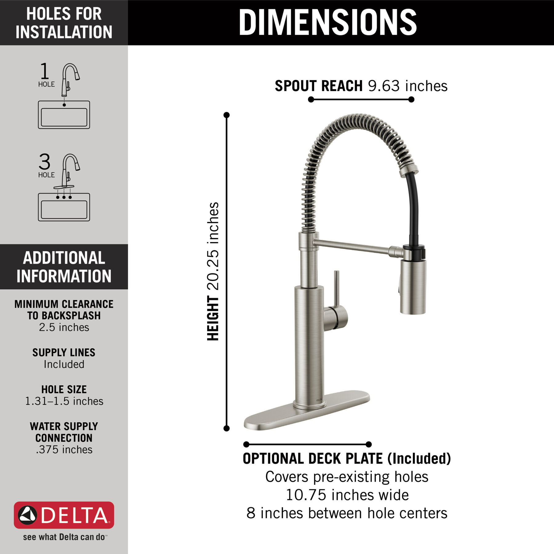 Single-Handle Pull-Down Spring Kitchen Faucet