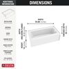 Classic 500 Bathtub 60"x30" Left Drain