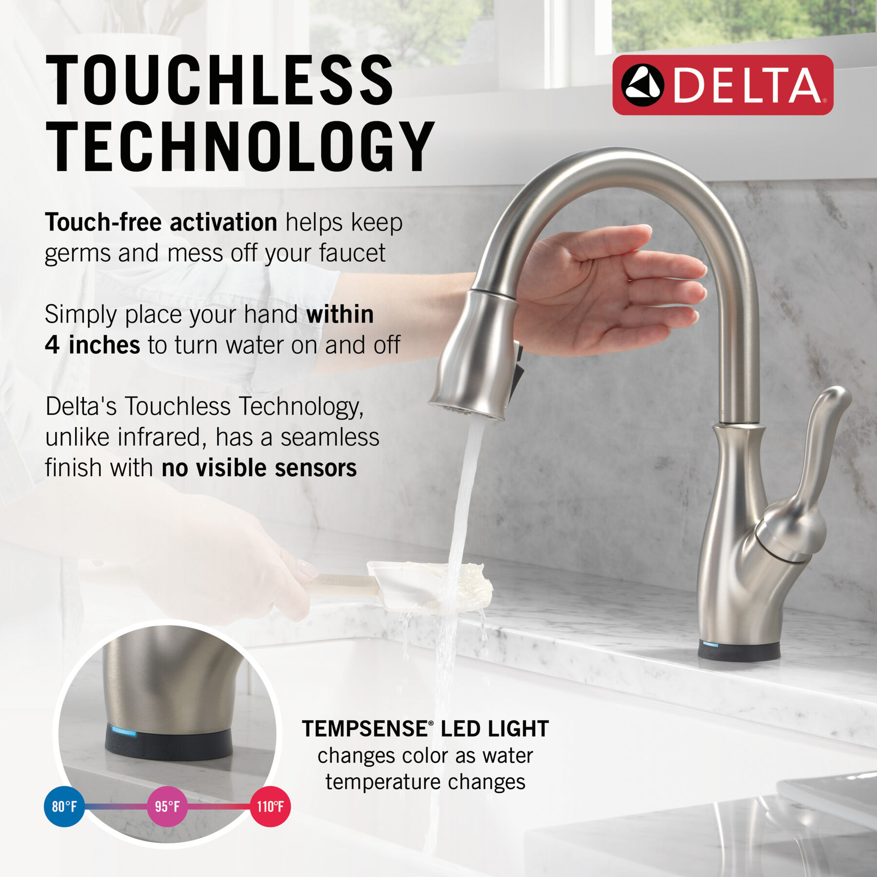 Touch2O&reg; with Touchless&trade; Pull-Down Kitchen 1L with Soap Disp Bundle