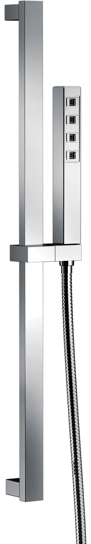 H<sub>2</sub>Okinetic&reg; Single-Setting Slide Bar Hand Shower